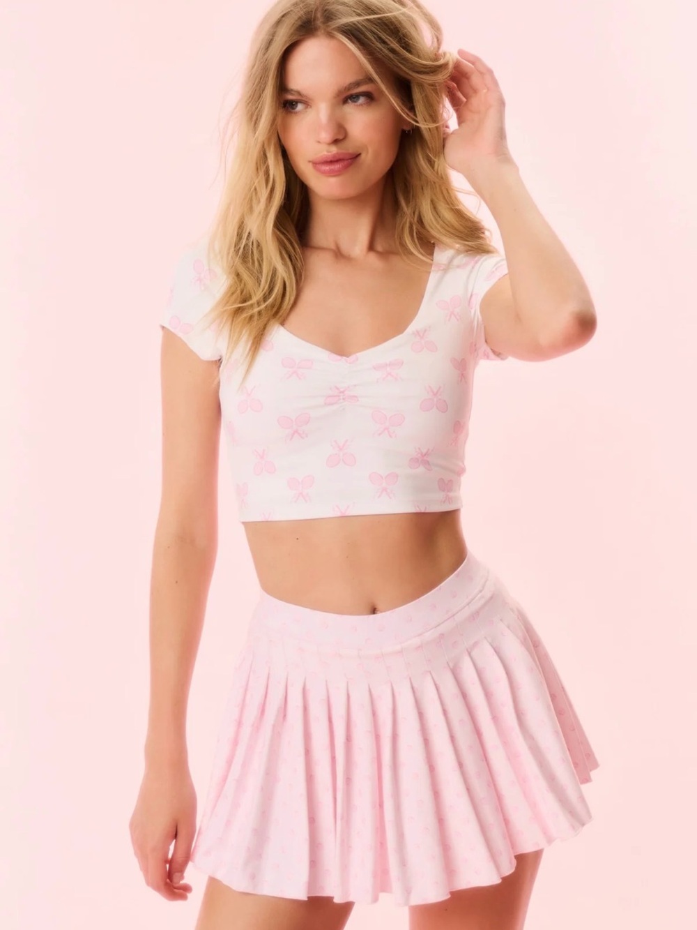 Pleated Skort